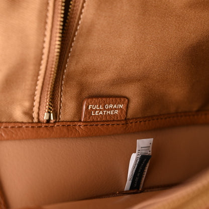 Marc Jacobs Grained Calfskin Large The Leather Work Tote Bag Argan Oil 7 of 12