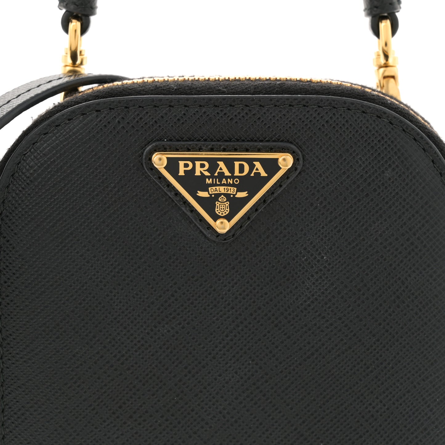 Saffiano Mini Crossbody Bag Black