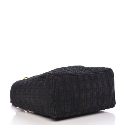 Christian Dior Nylon Cannage Medium Lady Dior Black 4 of 21
