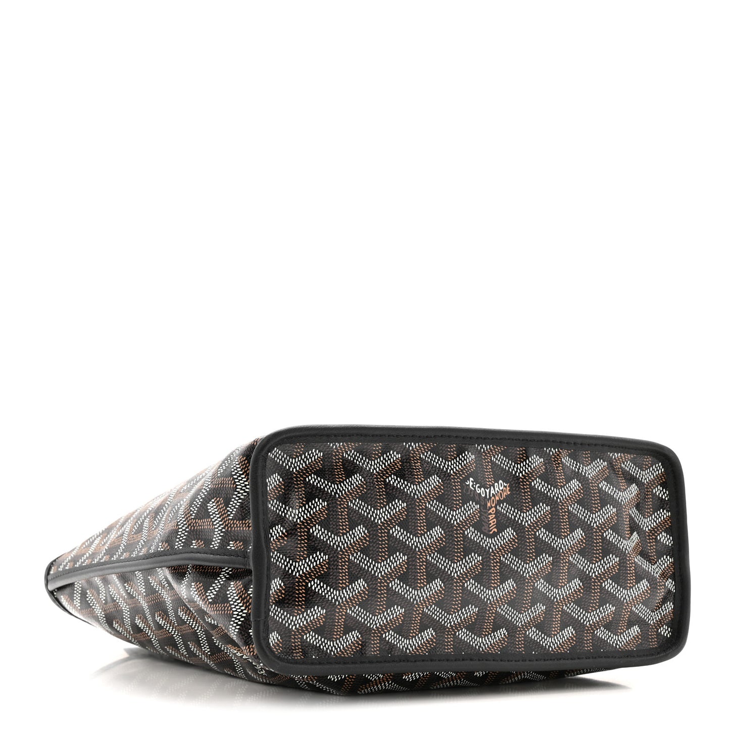 Goyardine Reversible Mini Anjou Black