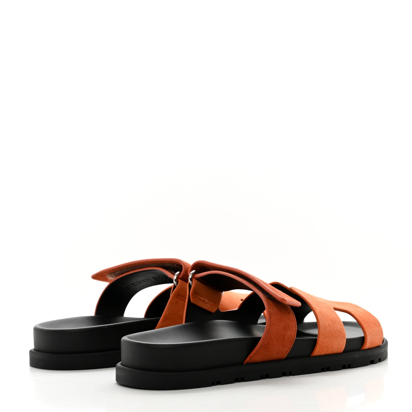 Suede Goatskin Womens Chypre Sandals 37.5 Rose Bois De Santal Rouge De Turin