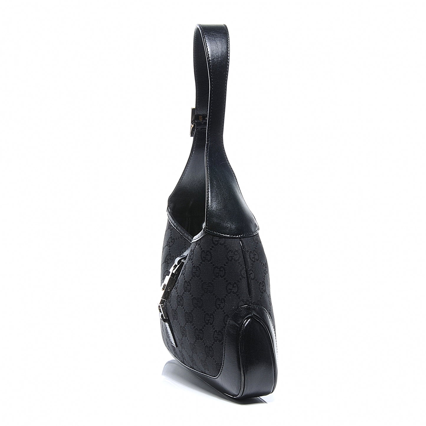 Monogram Small Jackie O Hobo Black