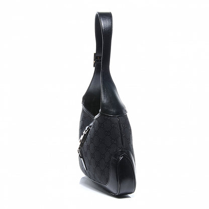 Gucci Monogram Small Jackie O Hobo Black 6 of 8