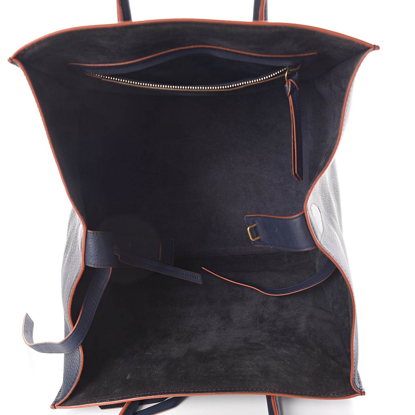 Baby Grained Calfskin Medium Phantom Luggage Midnight
