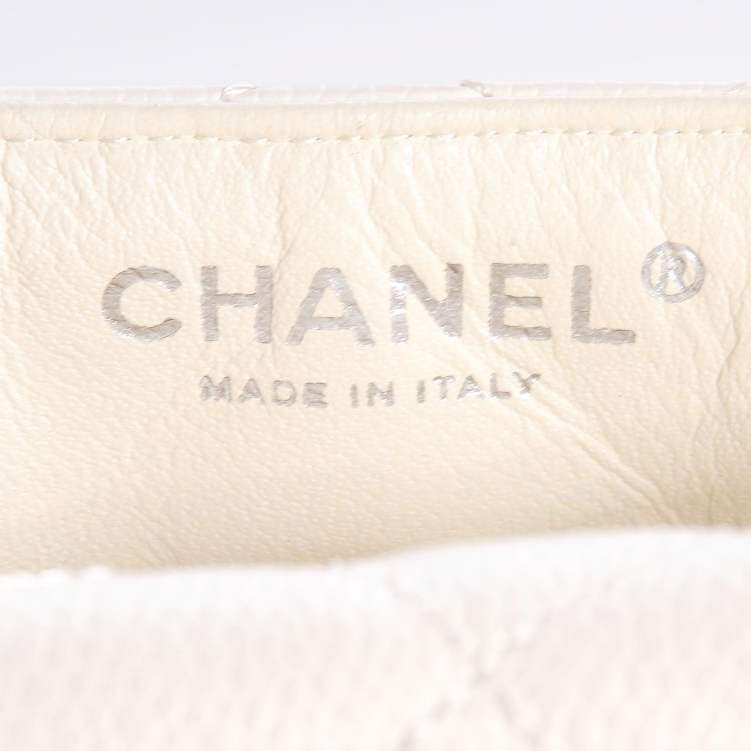 Chanel Caviar East West Flap White 8 of 8
