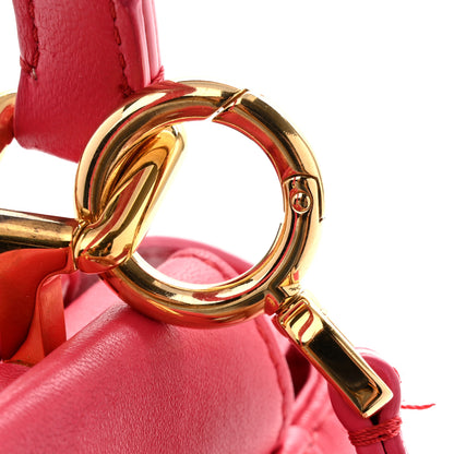 Fendi Nappa Stacked Bar Mini Peekaboo Iconic Satchel Lampone 15 of 15