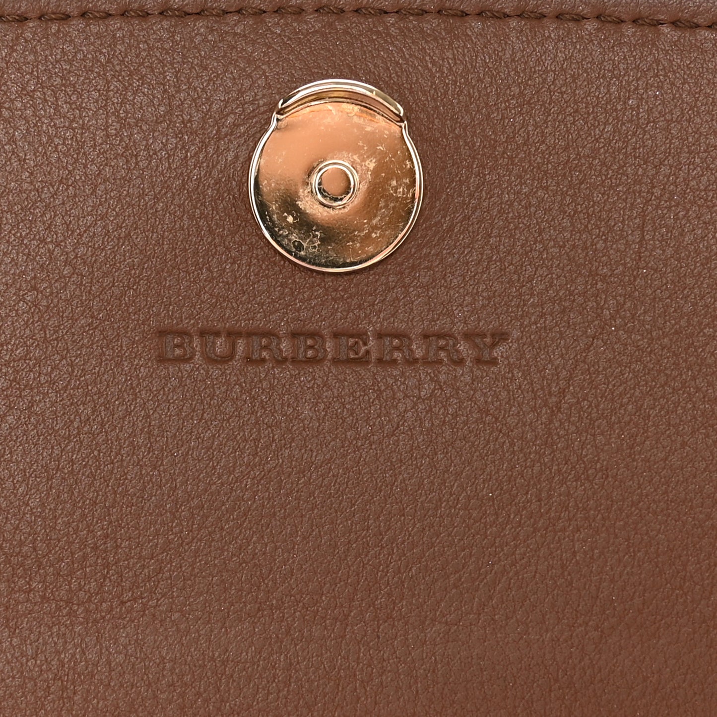 Calfskin Horseferry Check Henley Wallet On Chain Tan