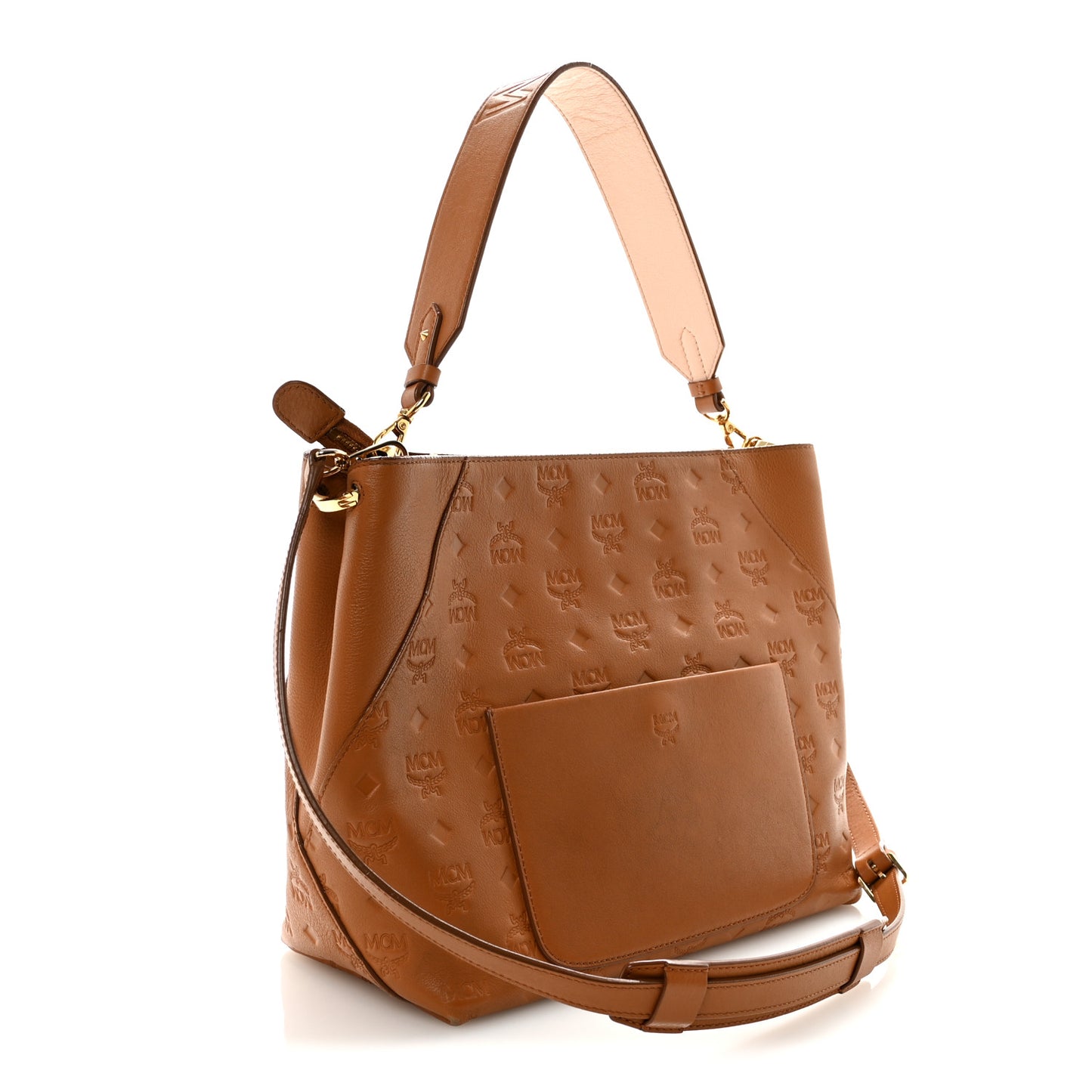 Calfskin Ottomar Monogram Medium Klara Hobo Cognac