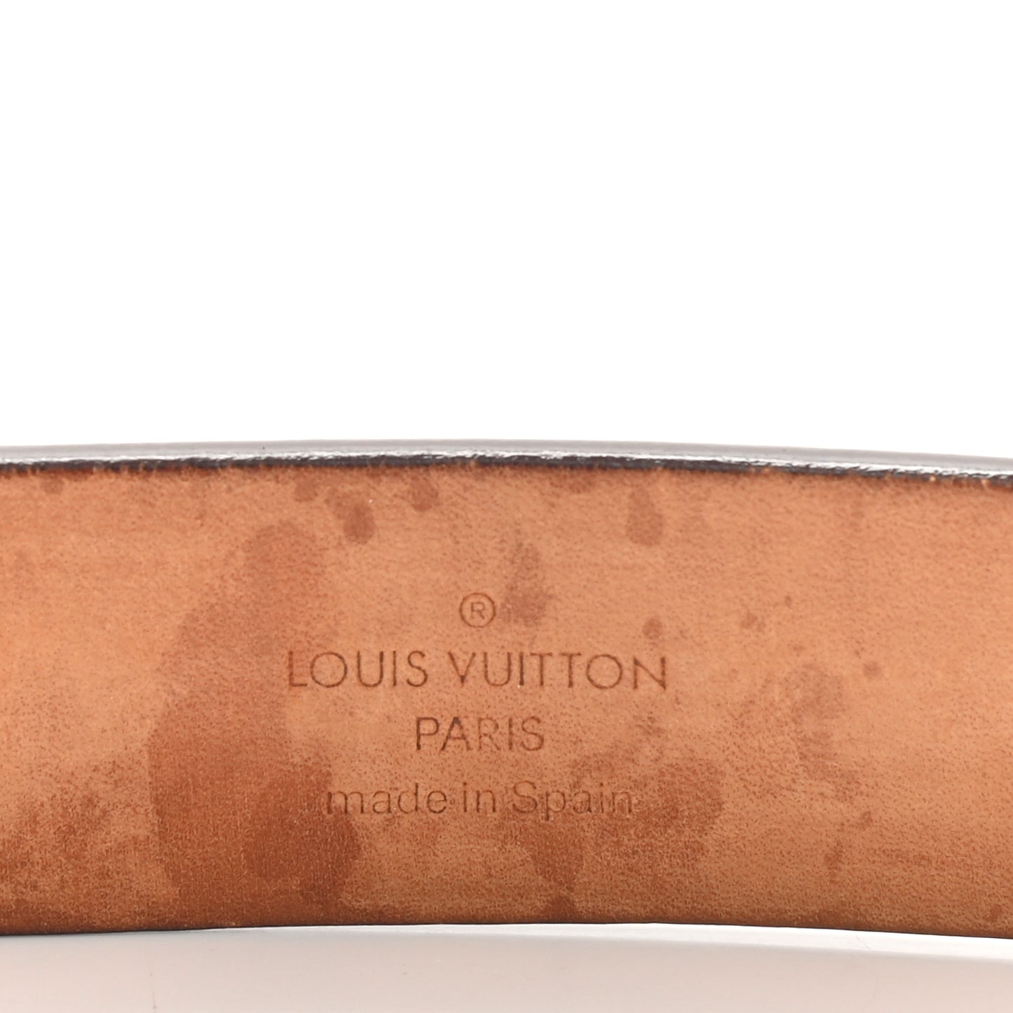Monogram Ceinture Belt Gold Buckle 80 32