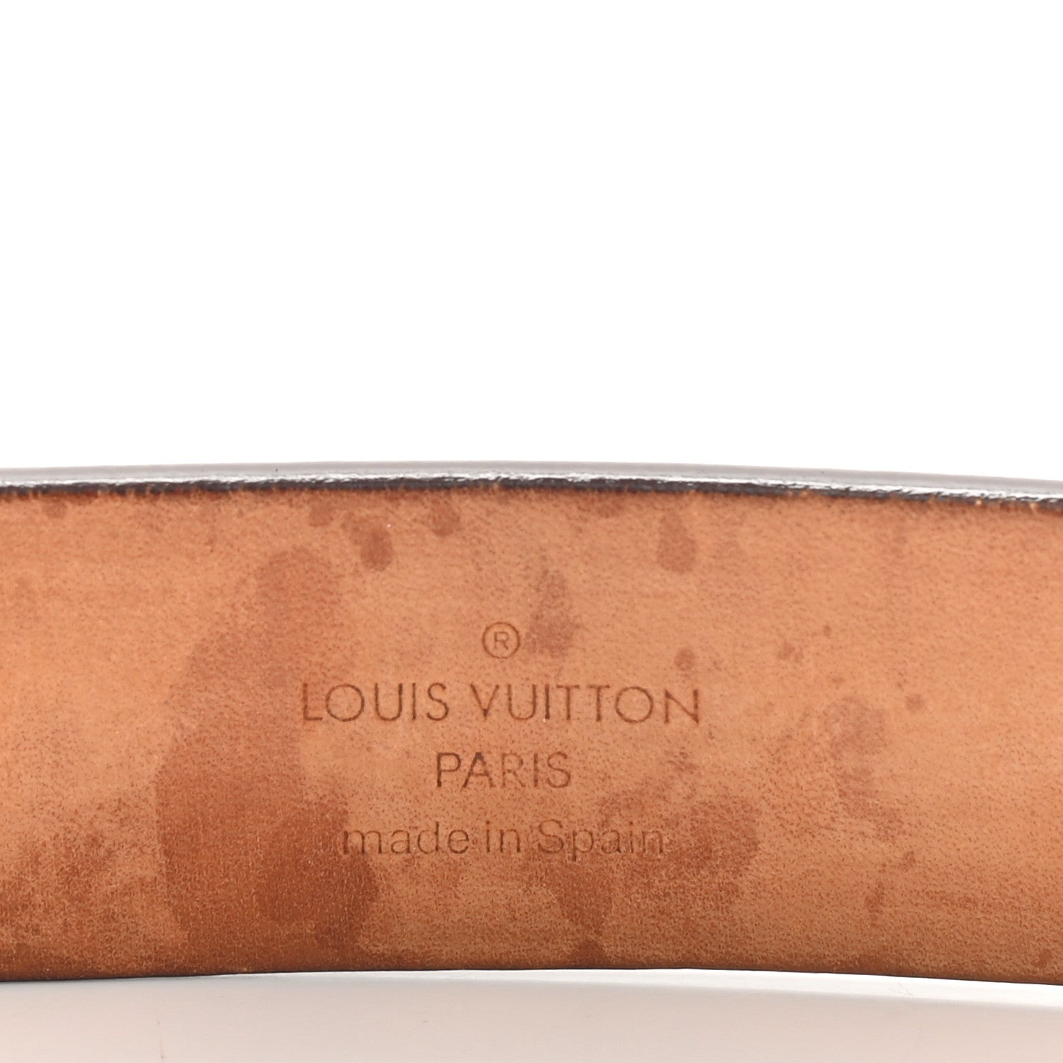 Louis Vuitton Monogram Ceinture Belt Gold Buckle 80 32 3 of 8