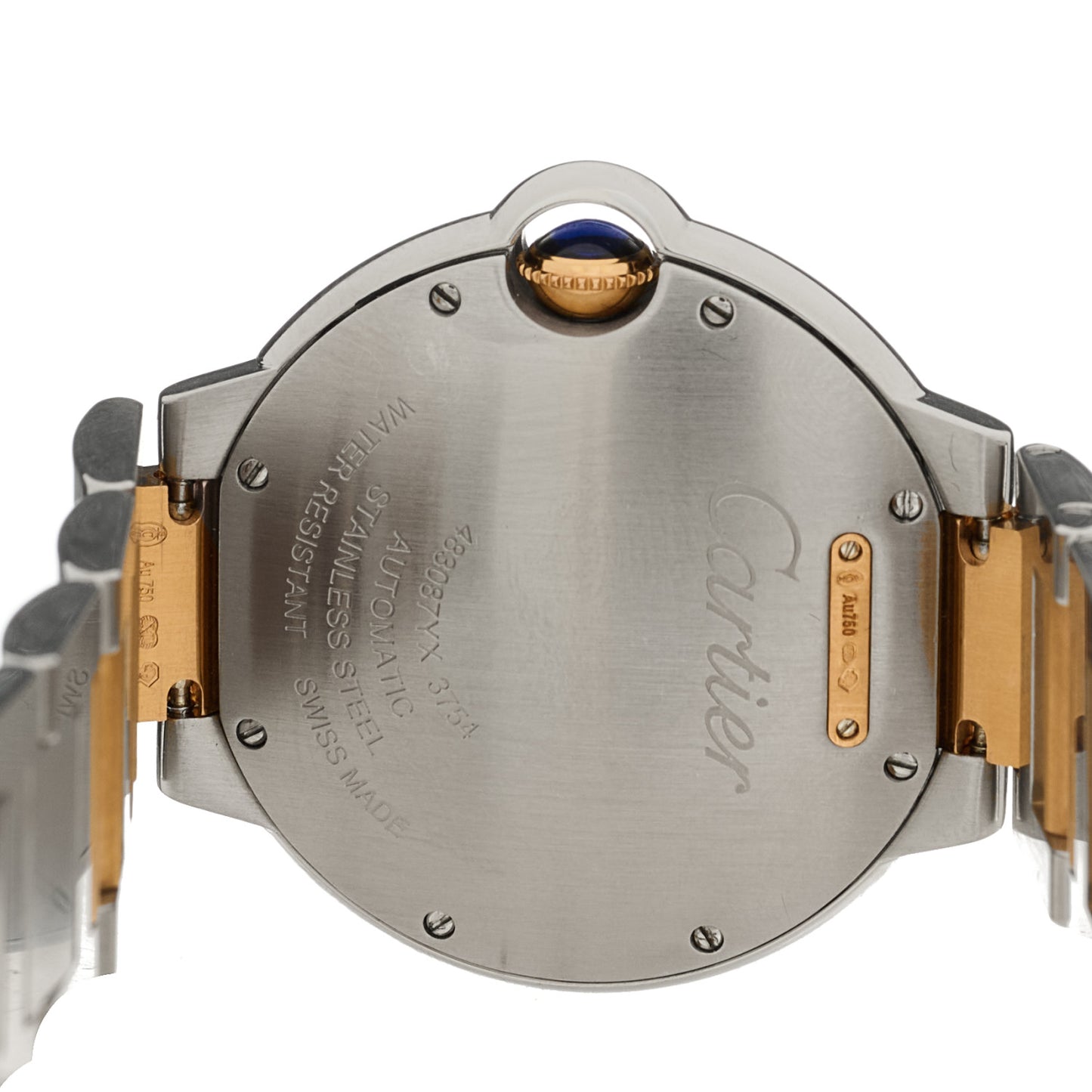 Stainless Steel 18K Pink Gold 36mm Ballon Bleu De Cartier Automatic Watch