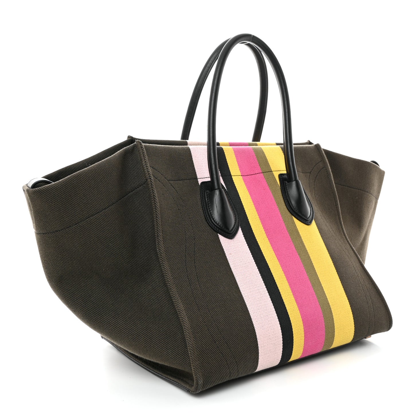 Canvas Striped Medium Phantom Luggage Multicolor