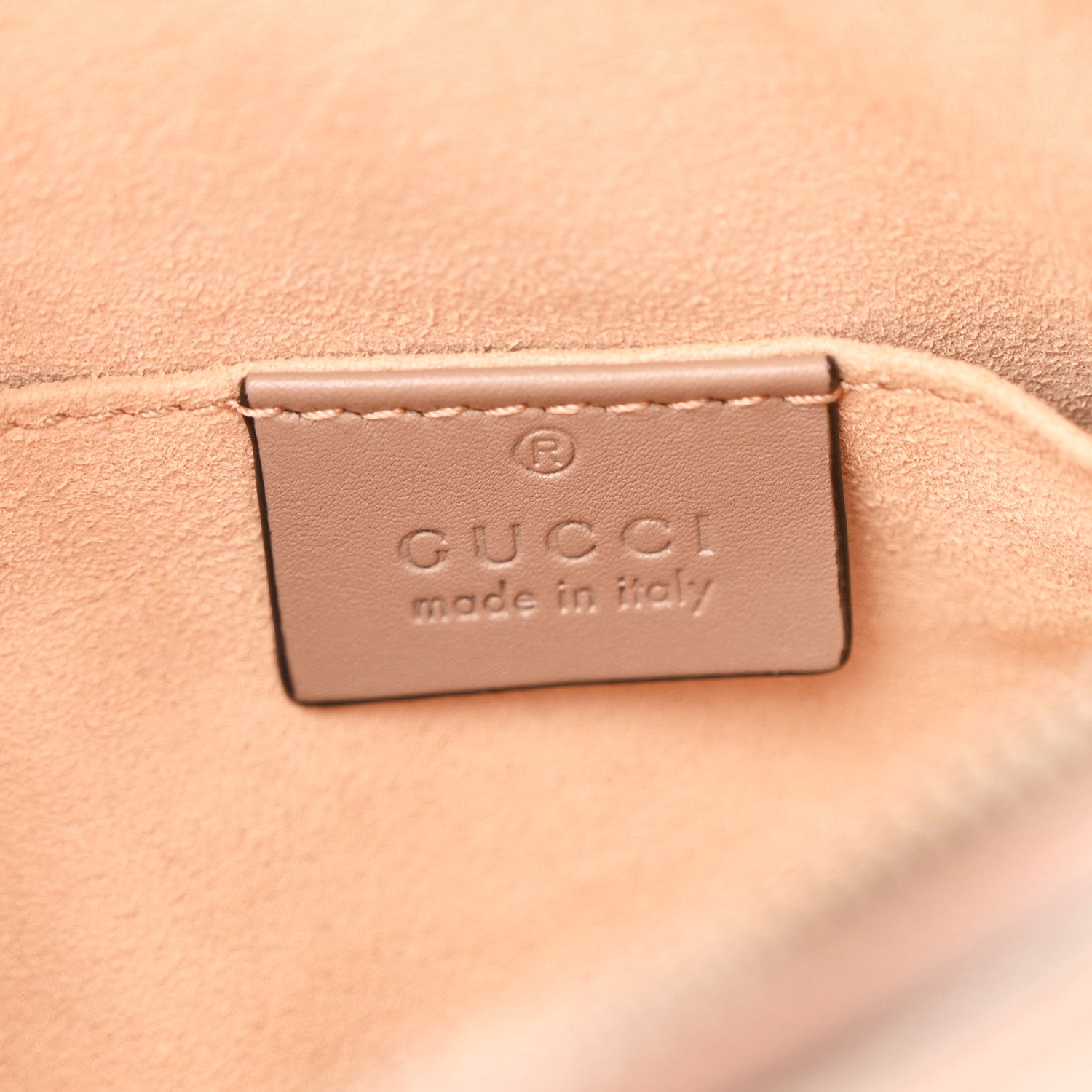 Gucci Calfskin Matelasse GG Marmont Belt Bag 75 30 Porcelain Rose 6 of 10