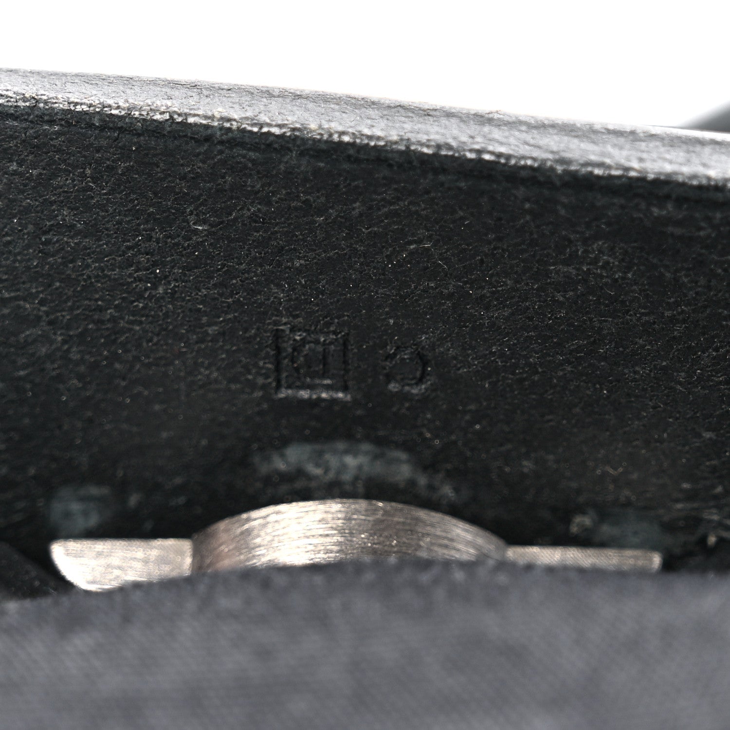 Hermes Toile Vache Calfskin Herbag 39 MM Black 8 of 13