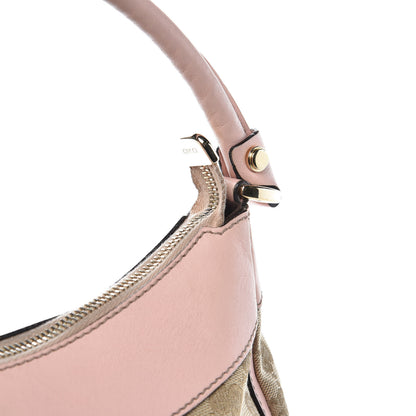 Gucci Monogram Large D Gold Hobo Pink 8 of 17