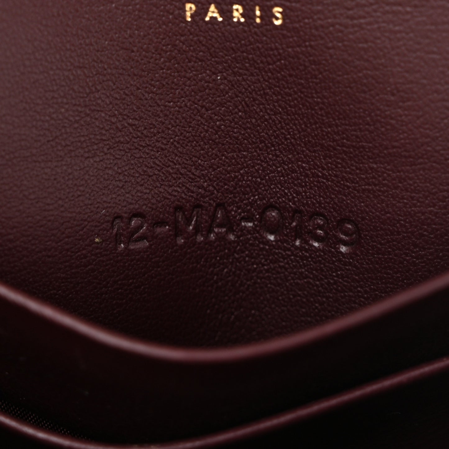 Oblique Saddle Belt Bag Bordeaux