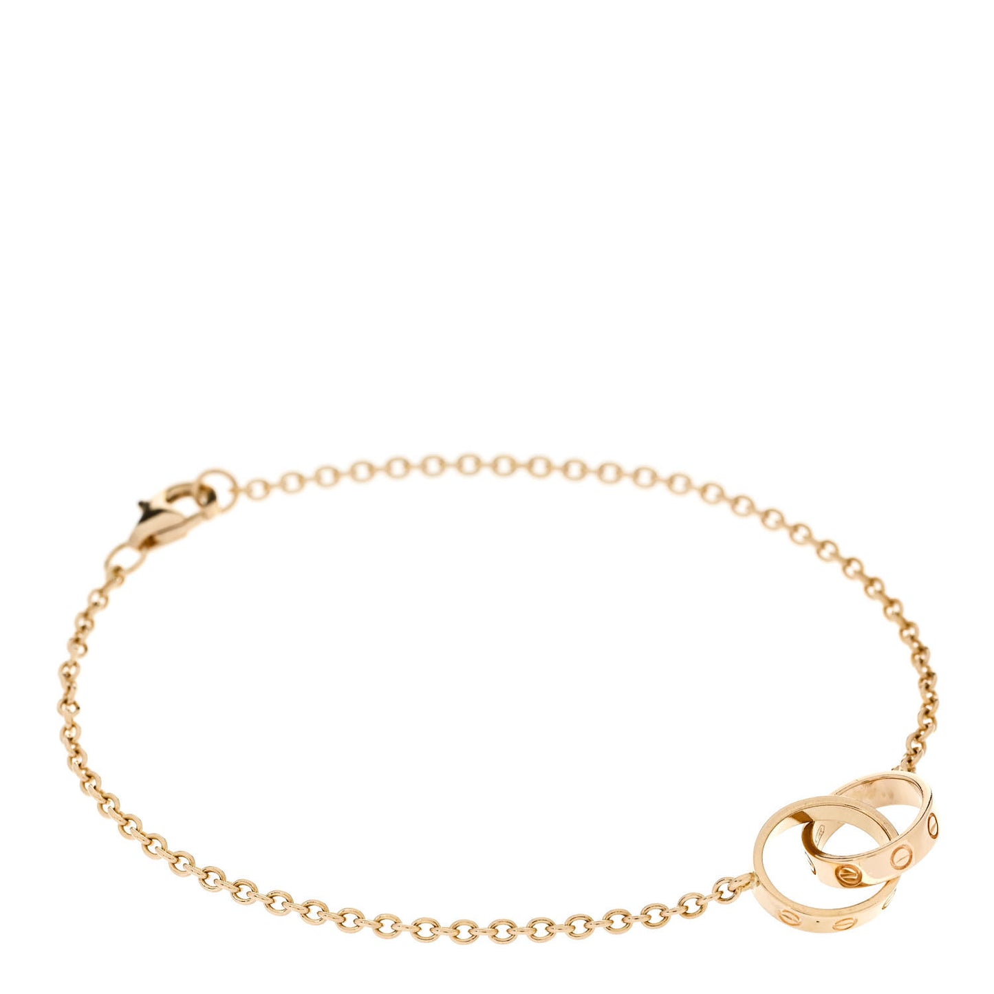 18K Yellow Gold Interlocking LOVE Bracelet