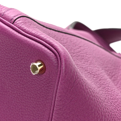 Hermes Taurillon Clemence Picotin Lock 18 PM Anemone 12 of 13