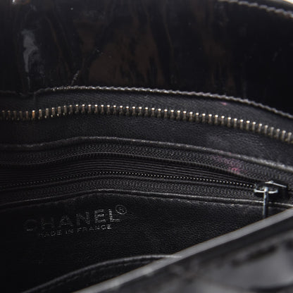 Chanel Patent Quilted Medallion Tote Bag Black 6 of 12