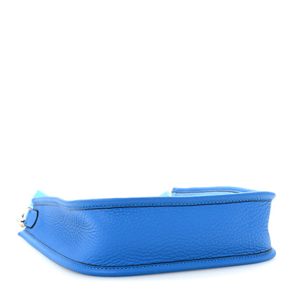 Hermes Taurillon Clemence Evelyne TPM Bleu Hydra 4 of 11