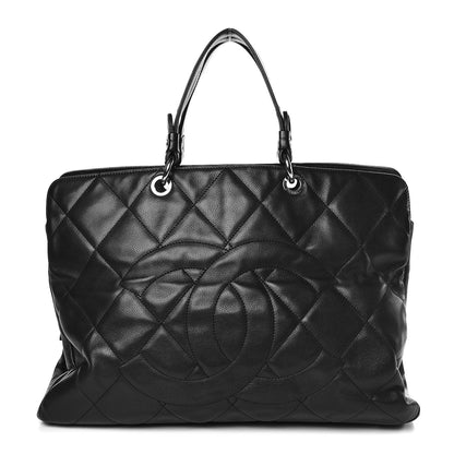 Chanel Caviar CC Shopper Tote Black 1 of 7