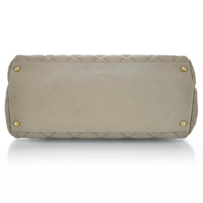 Chanel Calfskin Quilted Large Retro Chain Tote Beige 4 of 9