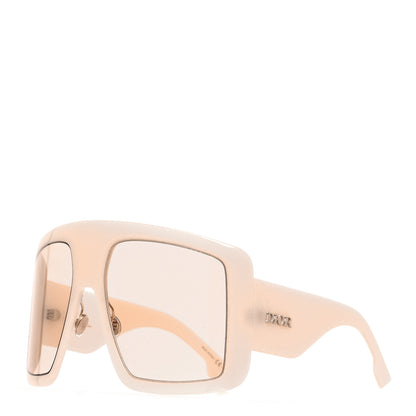 Christian Dior Acetate DiorSo Light 1 Shield Sunglasses Ivory 1 of 9