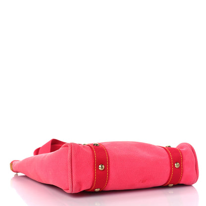 Louis Vuitton Toile Antigua Cabas MM Pink 3 of 8