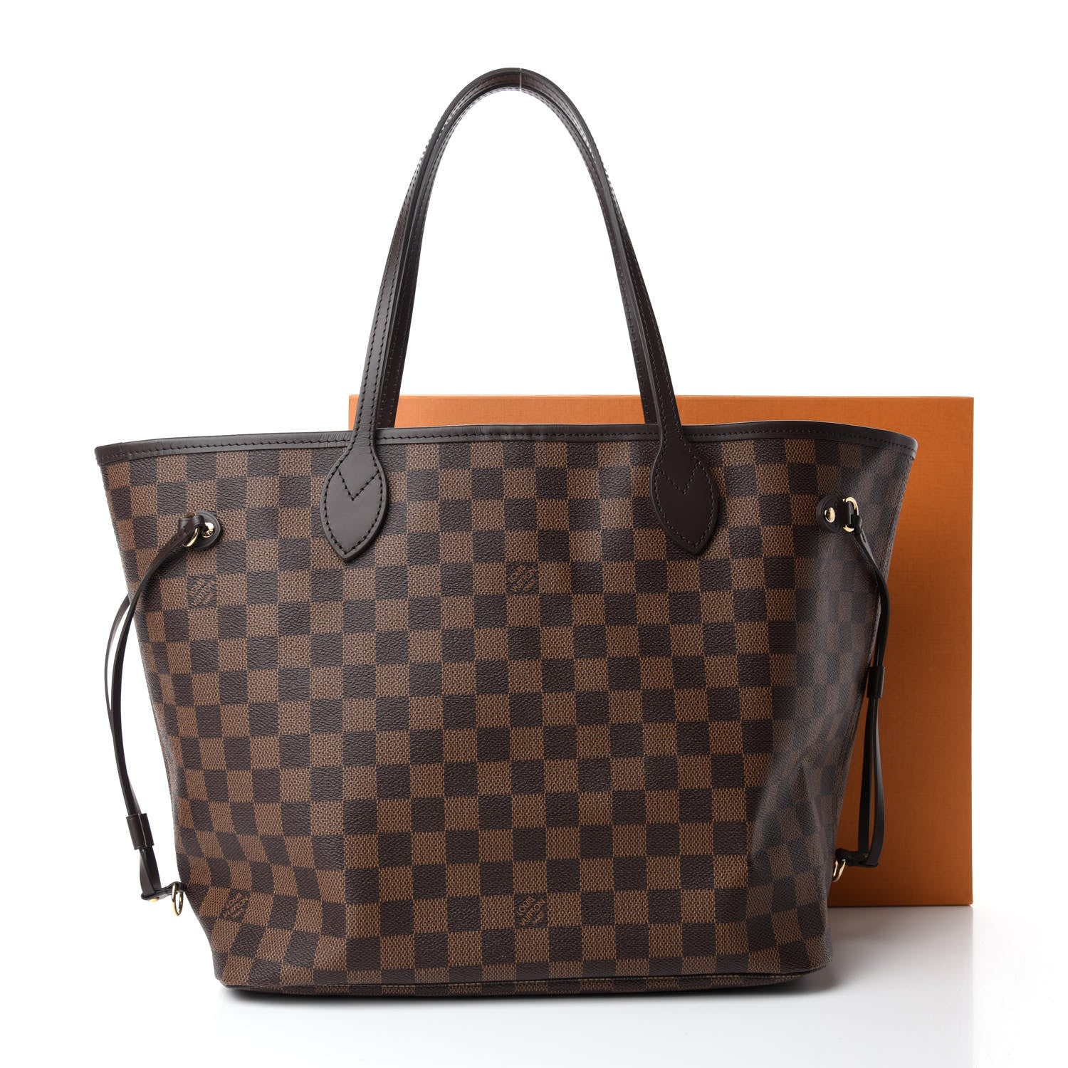 Louis Vuitton Damier Ebene Neo Neverfull MM Rose Ballerine 12 of 12