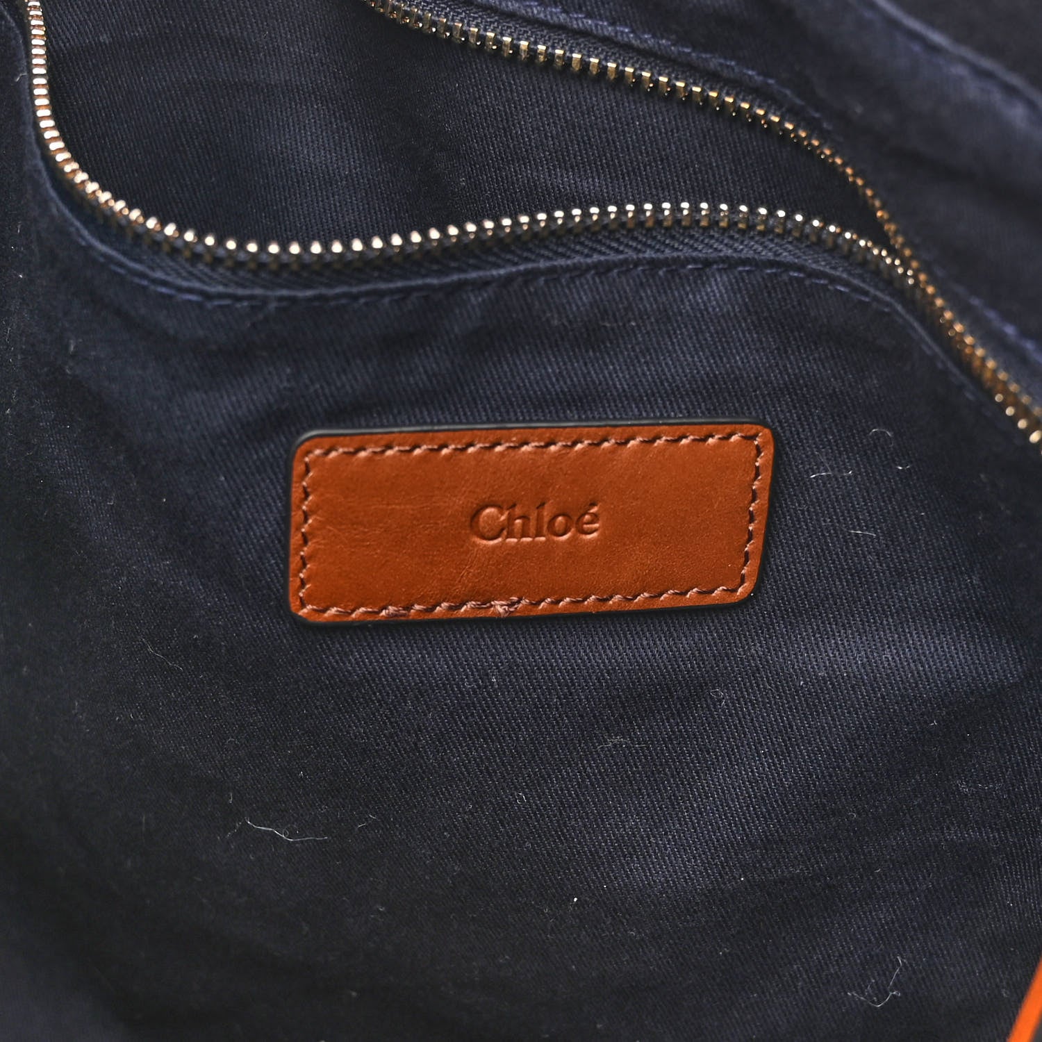 Chloe Cotton Calfskin Changing Bag Navy 7 of 11