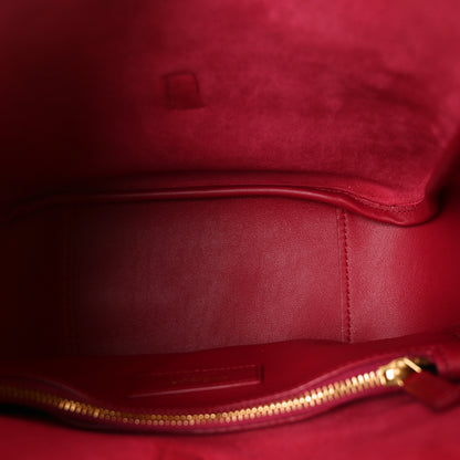 Saint Laurent Smooth Calfskin Small Le 5 A 7 Soft Hobo Cherry Jam 5 of 10