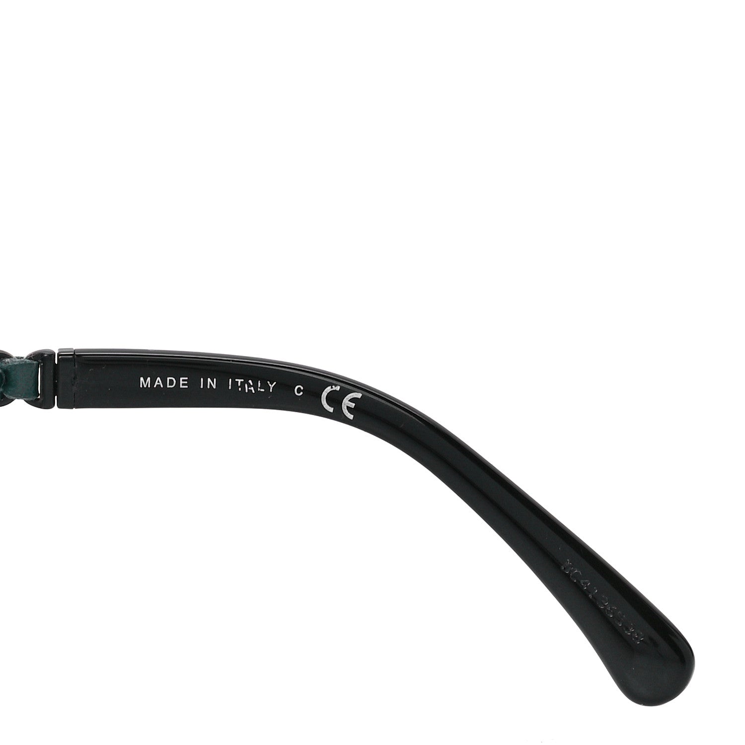 Chanel Metal Calfskin Round Chain Sunglasses 4265-Q Black 6 of 8