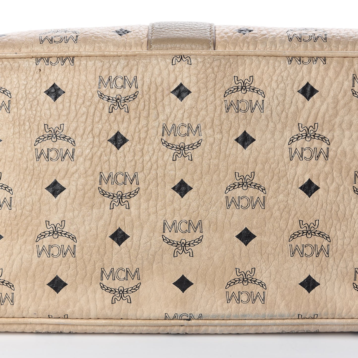 Visetos Medium Liz Reversible Shopper Tote Beige
