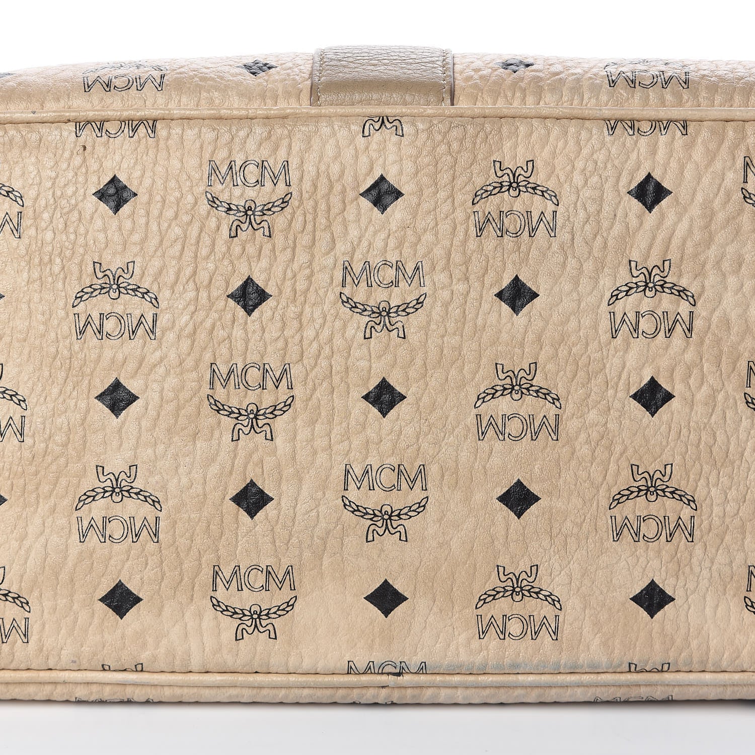 MCM Visetos Medium Liz Reversible Shopper Tote Beige 16 of 29