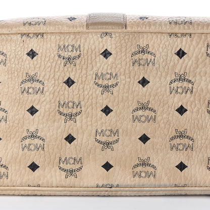 MCM Visetos Medium Liz Reversible Shopper Tote Beige 16 of 29