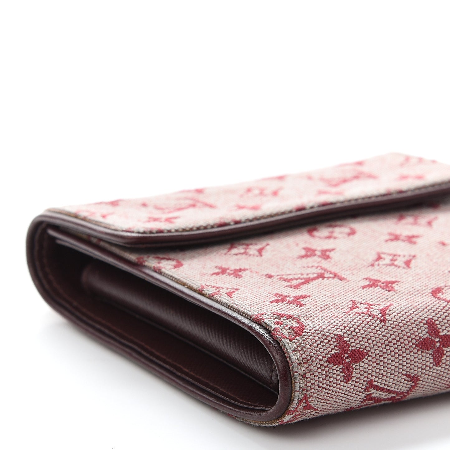 Mini Monogram Compact Wallet Cherry