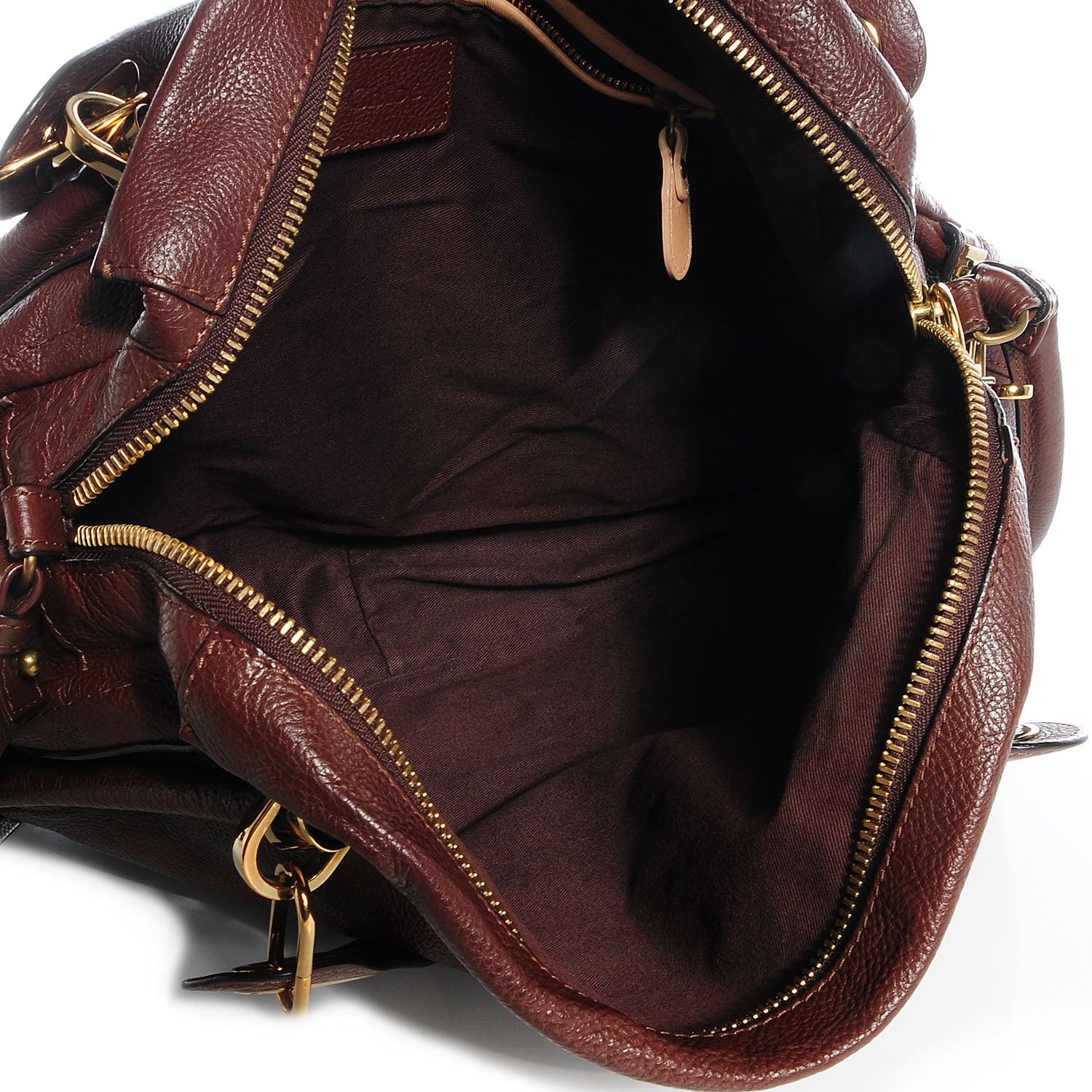 Chloe Calfskin Large Paraty Chocolate 6 of 10
