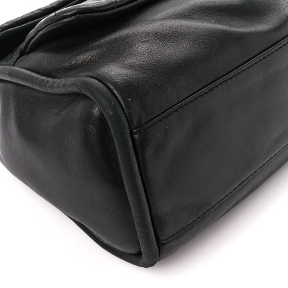 Chanel Lambskin Quilted Large Mademoiselle Double Flap Black 10 of 11
