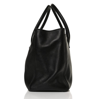 Chanel Calfskin Cerf Executive Shopper Tote Black 13 of 14