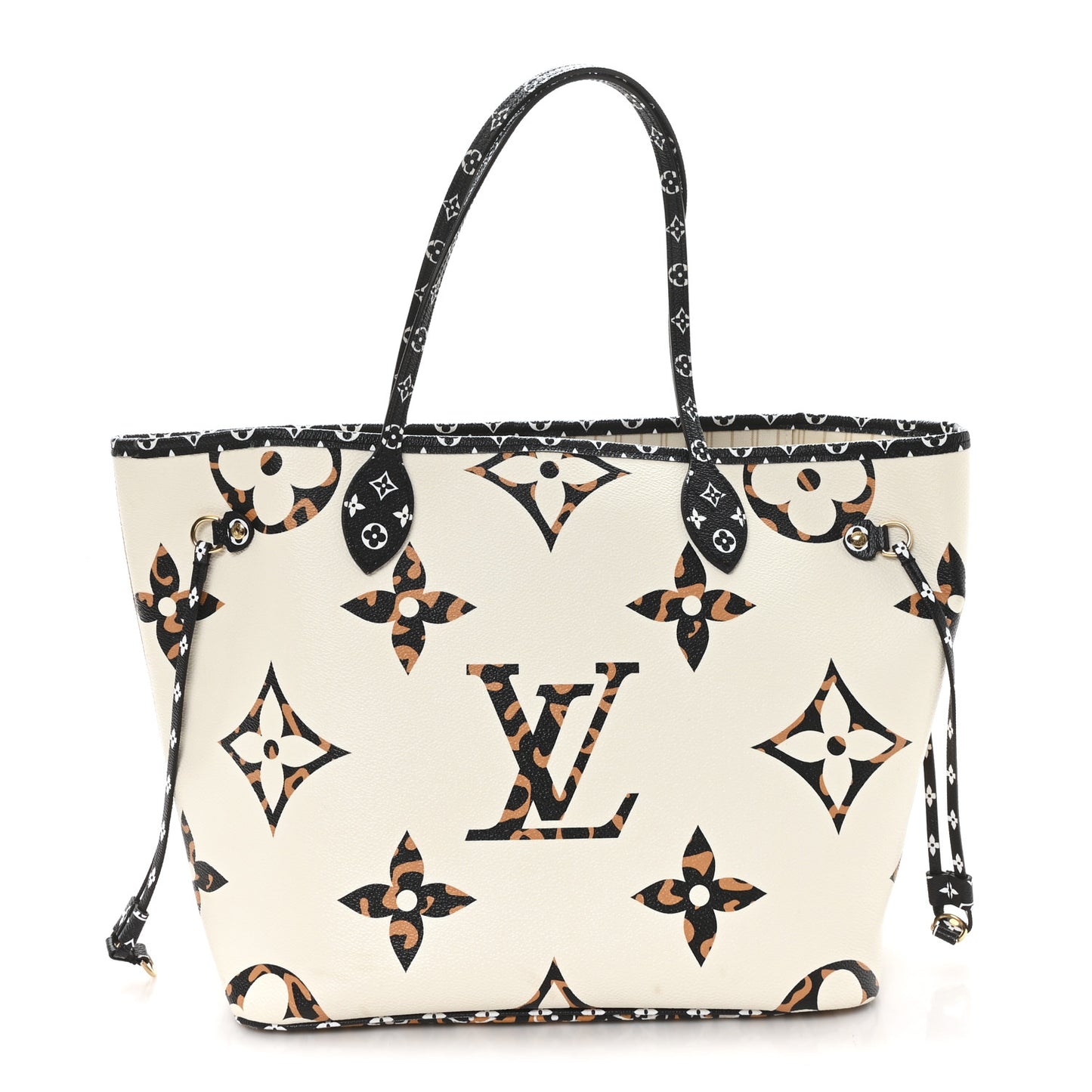 Monogram Giant Jungle Neverfull MM Ivory