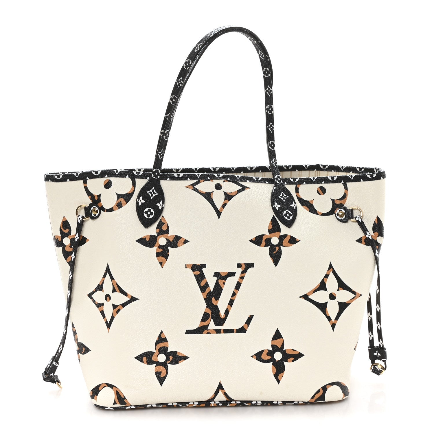 Louis Vuitton Monogram Giant Jungle Neverfull MM Ivory 1 of 11