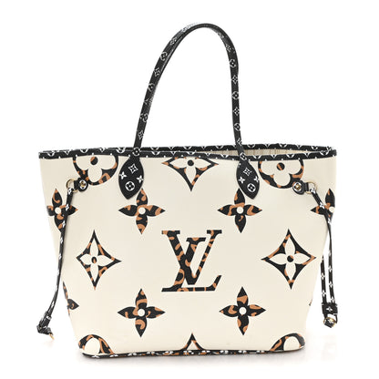 Louis Vuitton Monogram Giant Jungle Neverfull MM Ivory 1 of 11