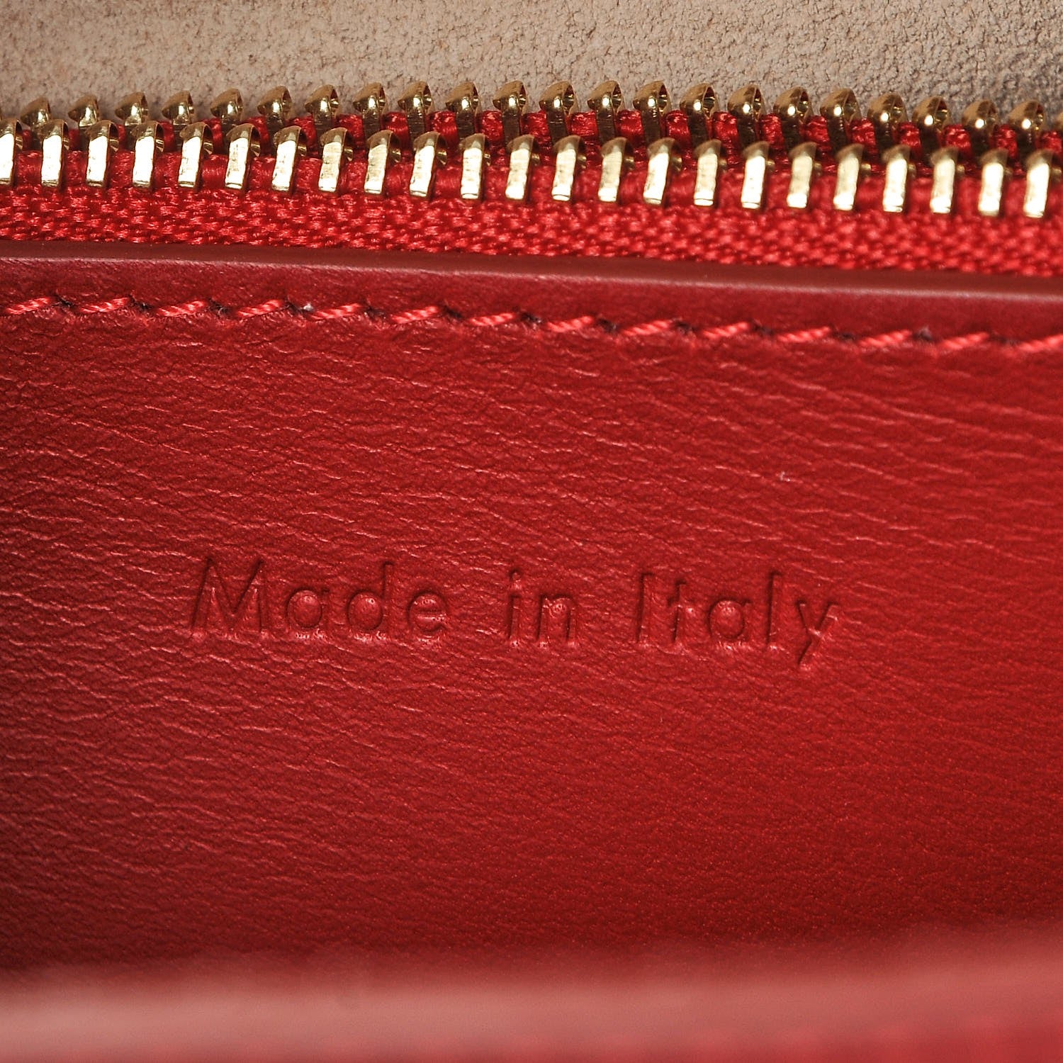 Celine Calfskin Blade Flap Bright Red 7 of 8