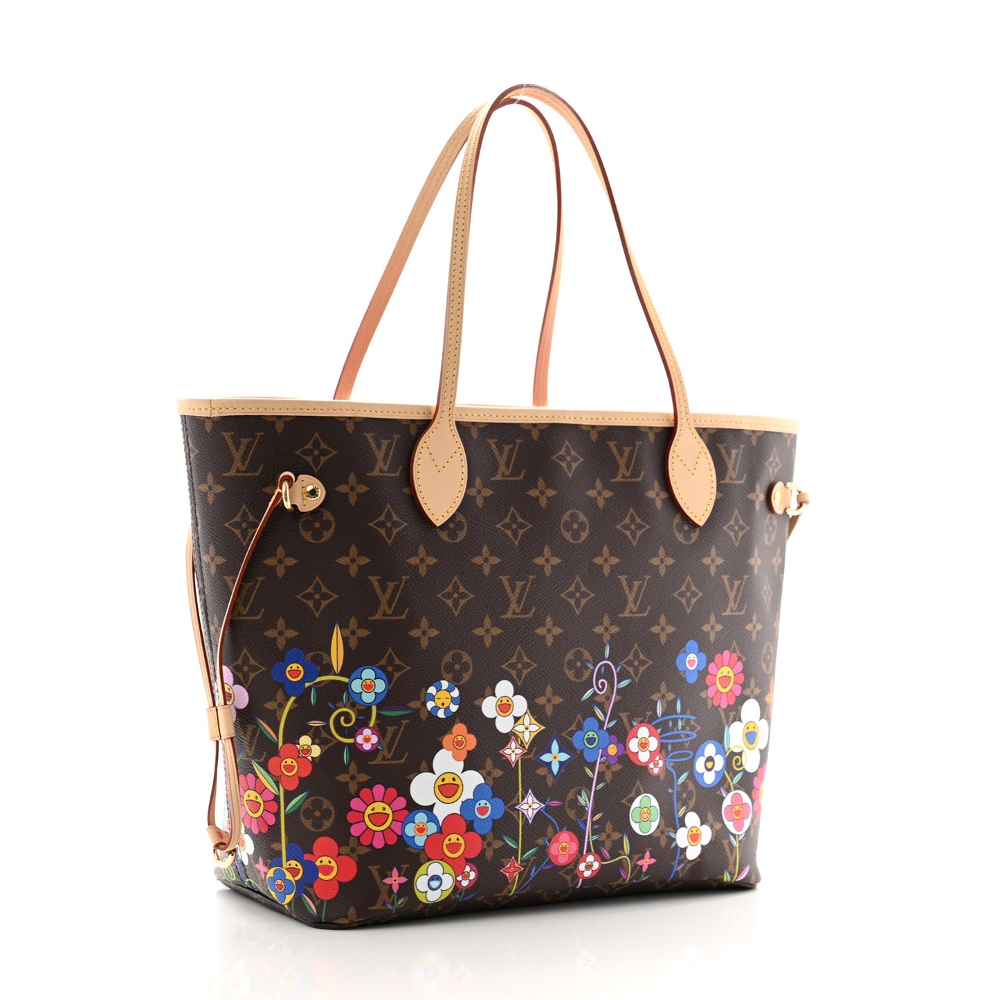 LV X TM Monogram Flowers Neverfull MM