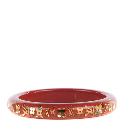 Louis Vuitton Resin Swarovski PM Inclusion Bracelet M Caramel 1 of 5