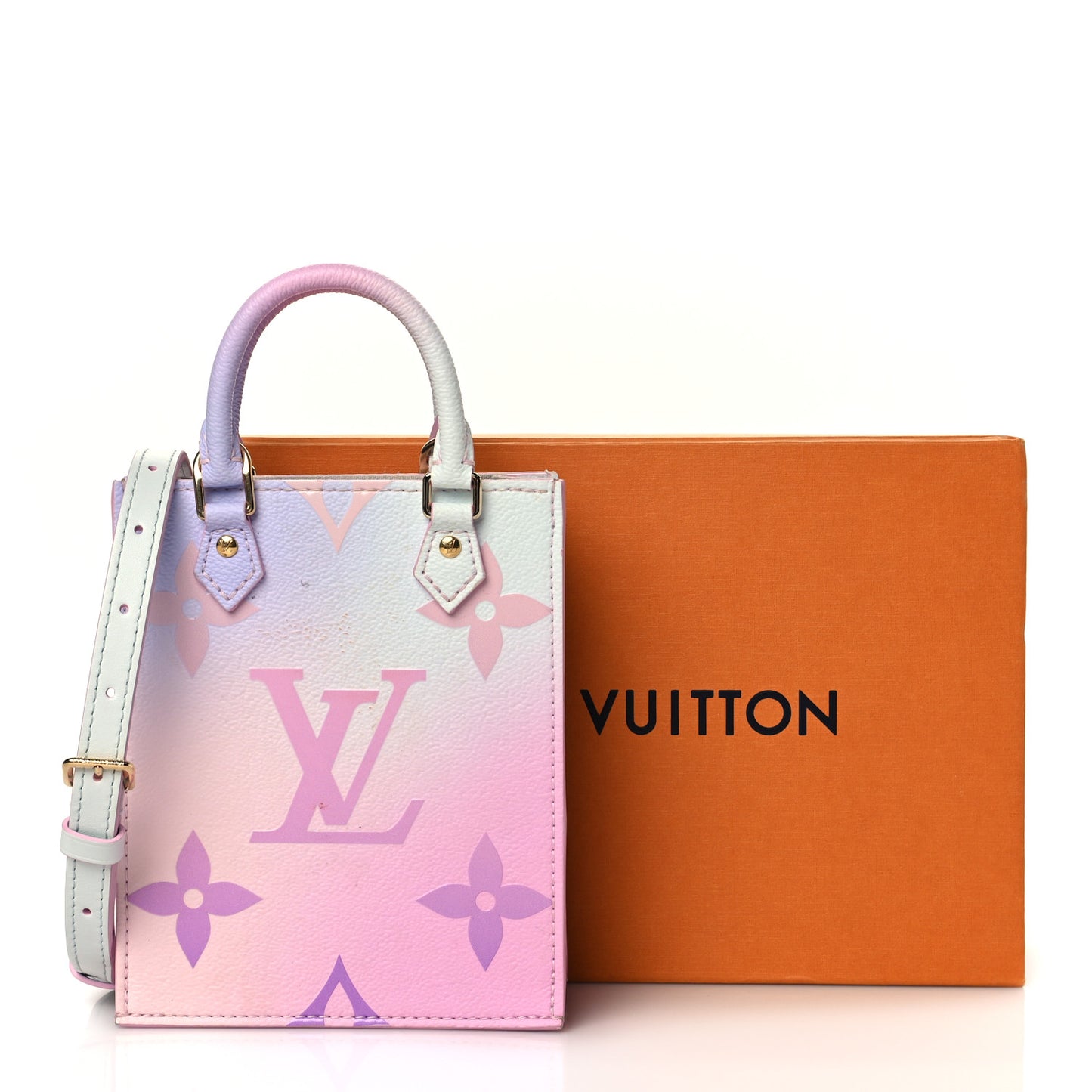 Monogram Giant Spring In The City Petit Sac Plat Sunrise Pastel