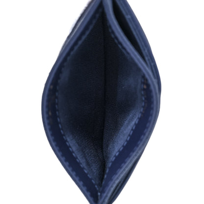 Chanel Caviar Quilted Filigree Card Holder Navy Blue 5 of 11