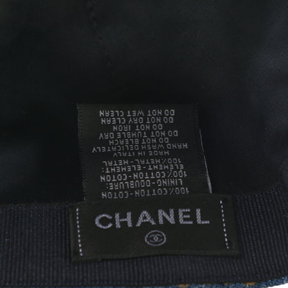 Chanel Denim Mood Cap Hat Blue 8 of 8