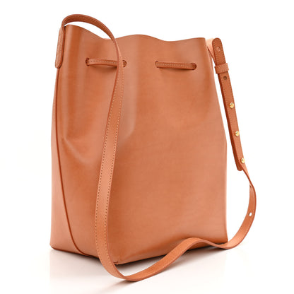 Mansur Gavriel Vegetable Tanned Calfskin Bucket Bag Cammello Rosa 3 of 11