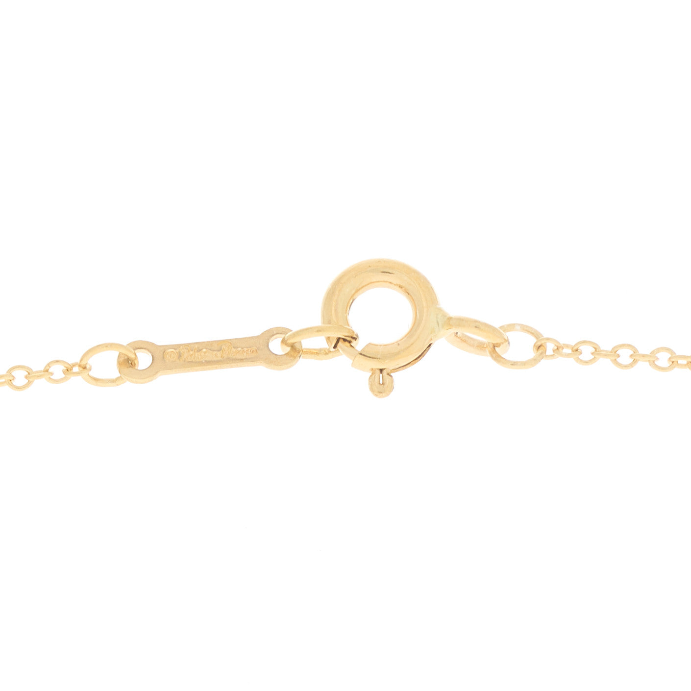 Tiffany 18K Yellow Gold Mini Paloma Picasso Loving Heart Pendant Necklace 4 of 6